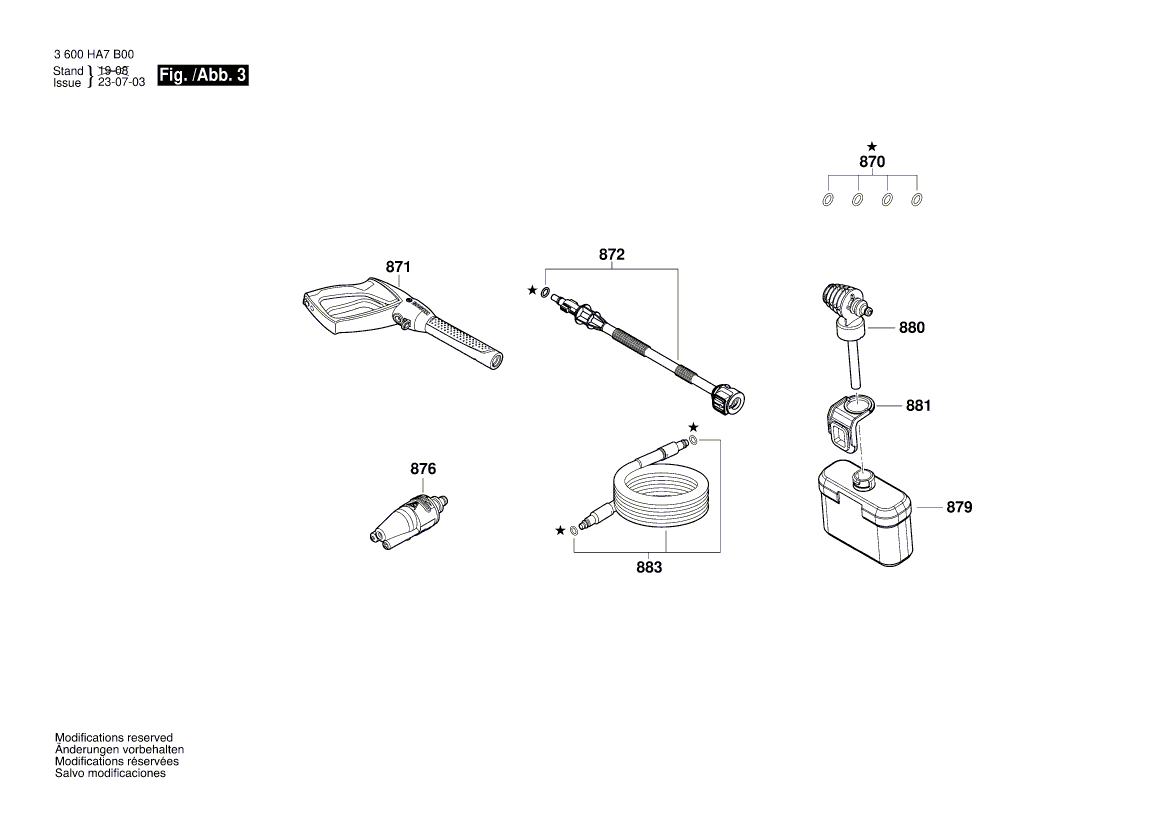 New Genuine Bosch F016F05878 Nameplate