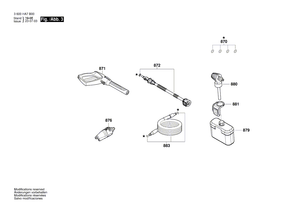 New Genuine Bosch F016F05878 Nameplate