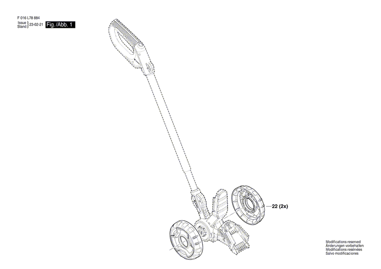 New Genuine Bosch F016F05889 Wheel