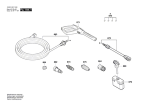 New Genuine Bosch F016F06044 Nameplate
