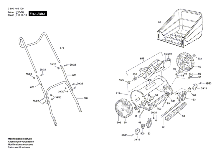 New Genuine Bosch F016L57416 Support