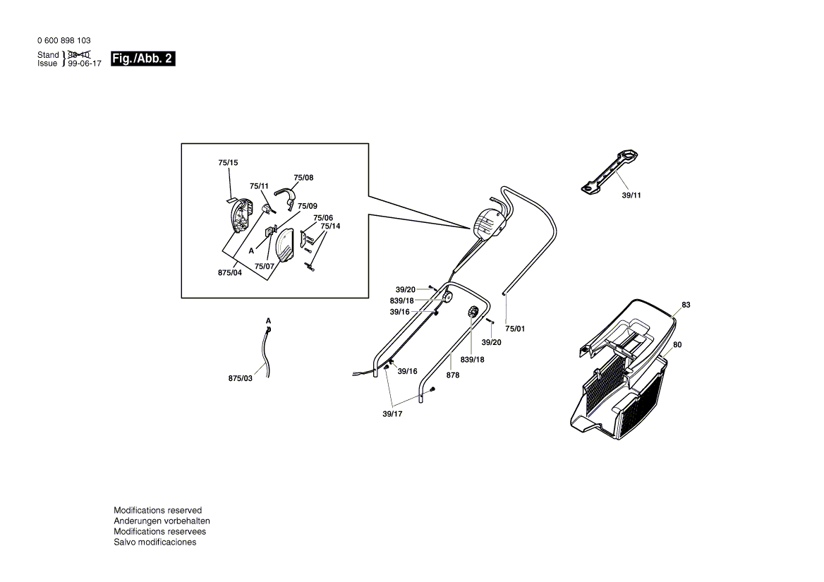 New Genuine Bosch F016L59236 Cable Clip
