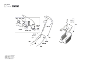 New Genuine Bosch F016L59334 Lever