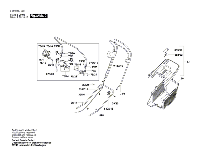 New Genuine Bosch F016L59360 Sealing cap