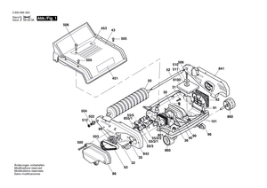 New Genuine Bosch F016L61216 Handle