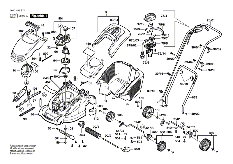 New Genuine Bosch F016L64303 Axle