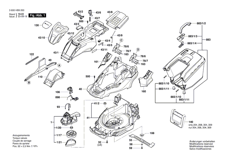 New Genuine Bosch F016L64594 Bearing