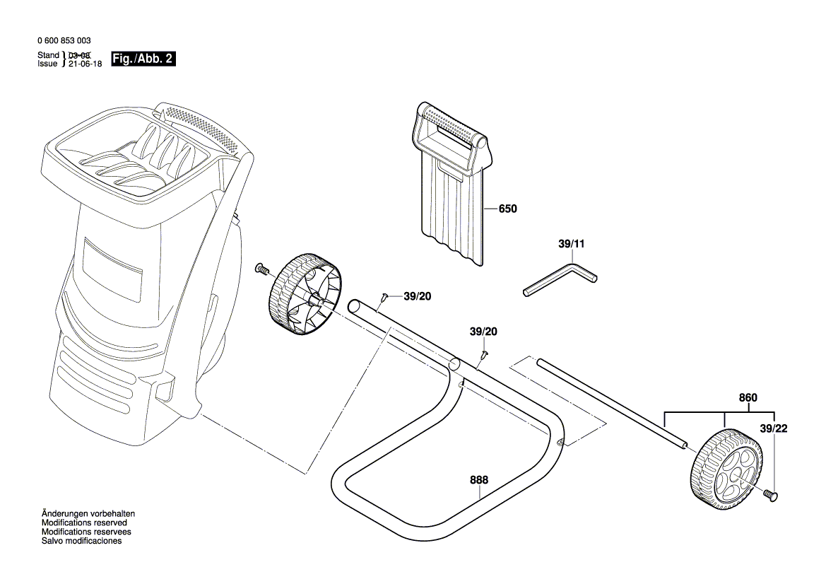 New Genuine Bosch F016L64667 Knob