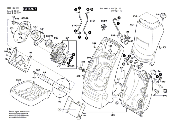 New Genuine Bosch F016L64673 Drive Belt