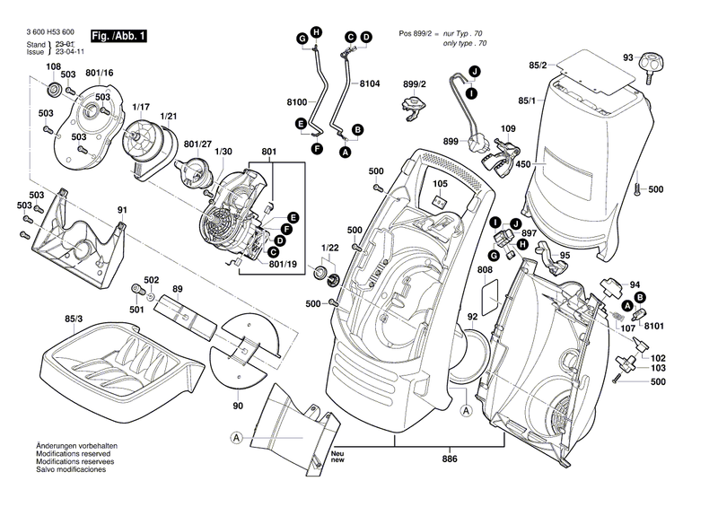 New Genuine Bosch F016L64687 Switching Cam