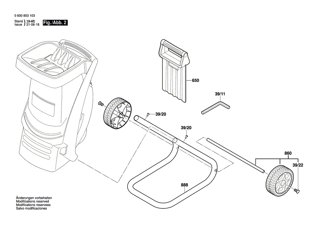 New Genuine Bosch F016L64727 Pusher