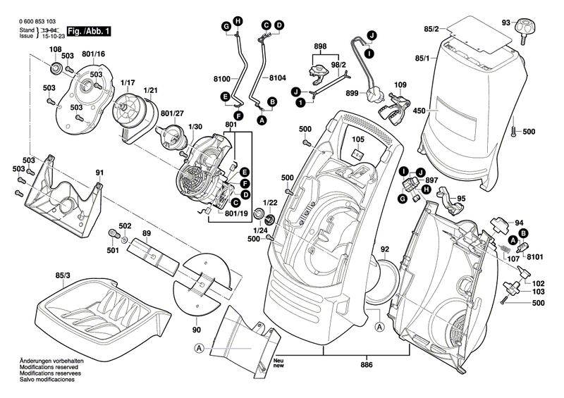 New Genuine Bosch F016L64727 Pusher