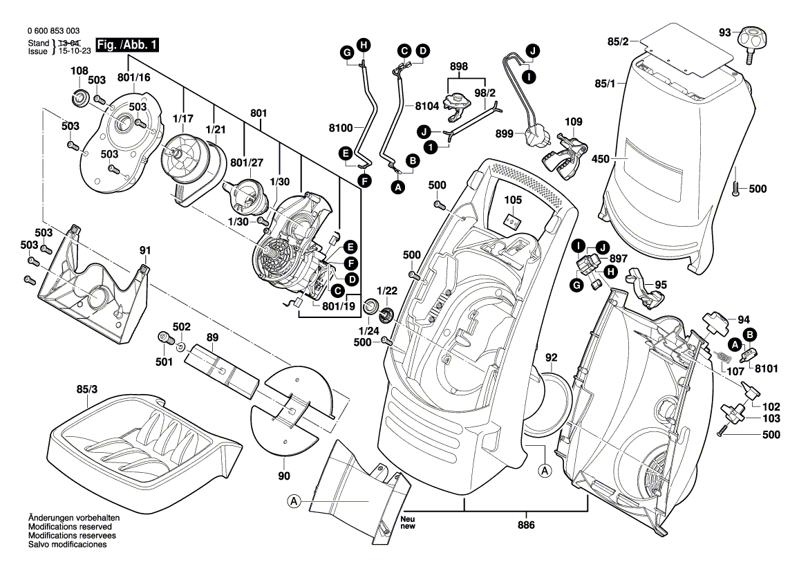 New Genuine Bosch F016L64739 Spring