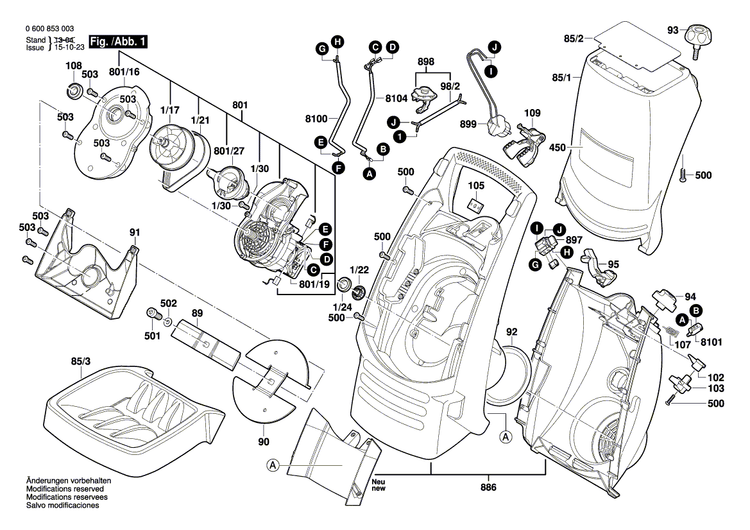 New Genuine Bosch F016L64739 Spring