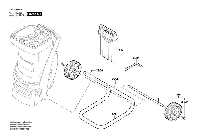 New Genuine Bosch F016L64744 Spacer
