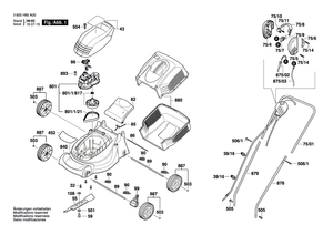New Genuine Bosch F016L65009 Motor Hood