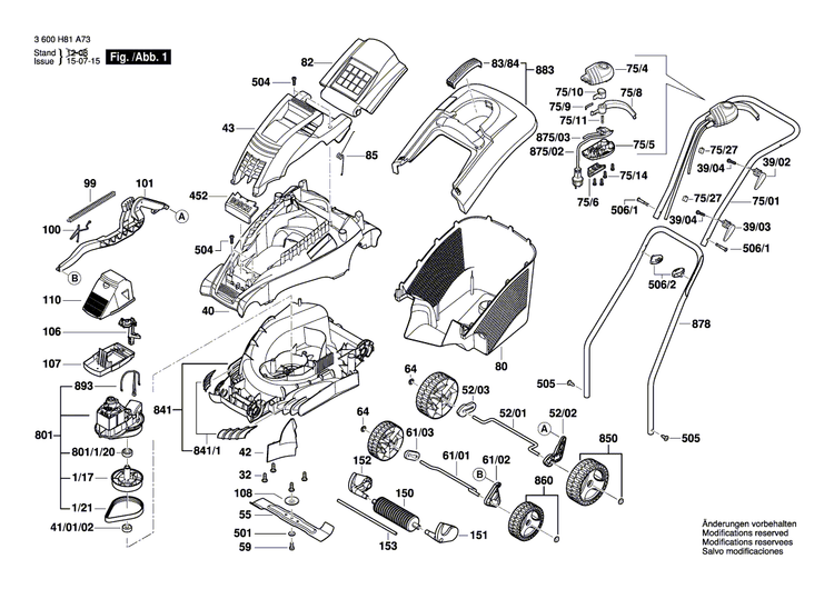 New Genuine Bosch F016L65674 Collector Box Bottom