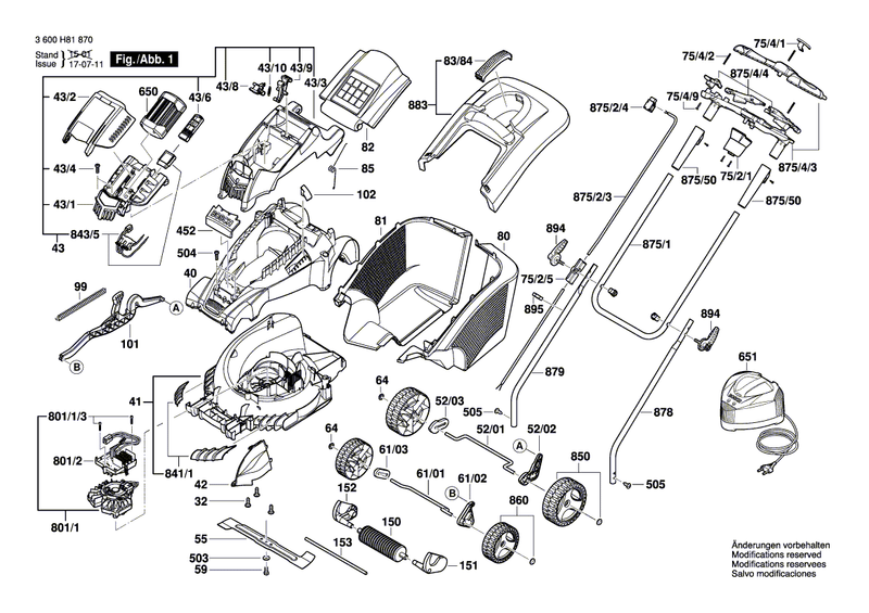New Genuine Bosch F016L65870 Spindle
