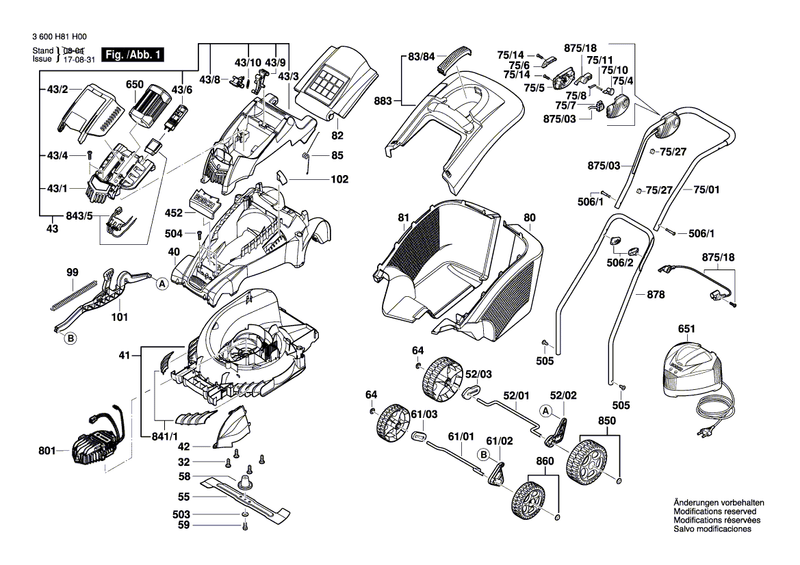 New Genuine Bosch F016L65930 Axle