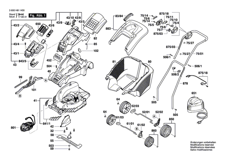 New Genuine Bosch F016L65930 Axle