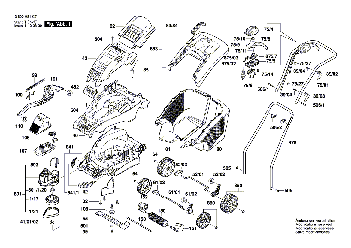 New Genuine Bosch F016L66235 Switch Housing