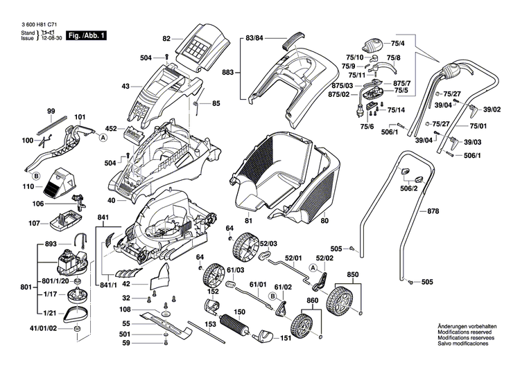 New Genuine Bosch F016L66235 Switch Housing