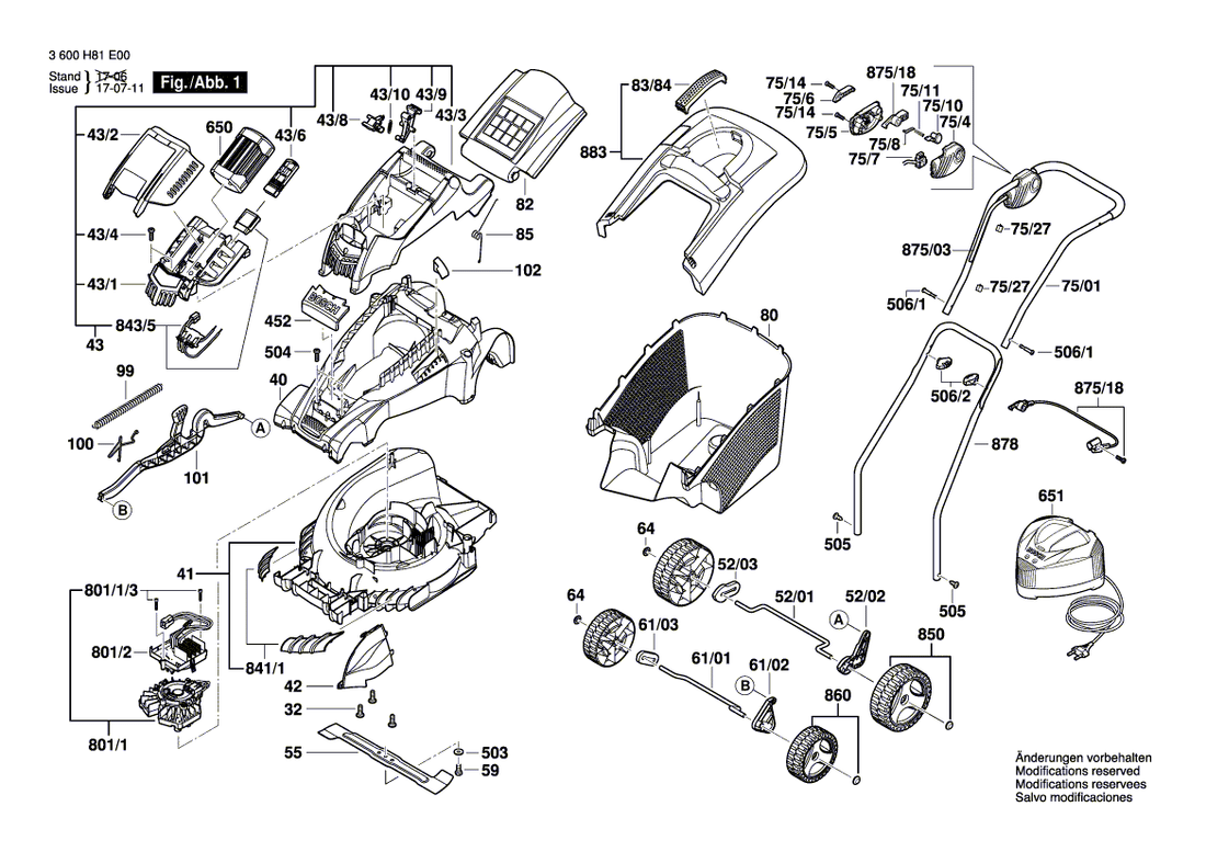 New Genuine Bosch F016L66464 Axle