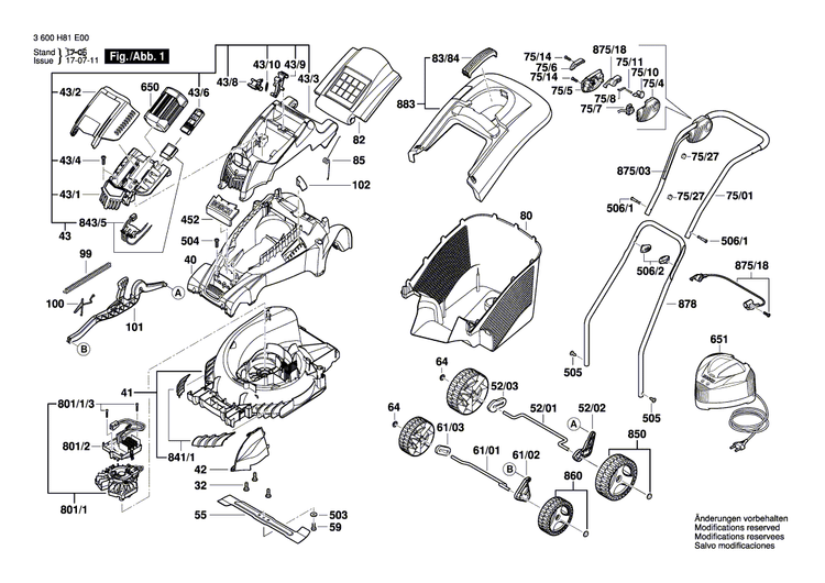 New Genuine Bosch F016L66464 Axle