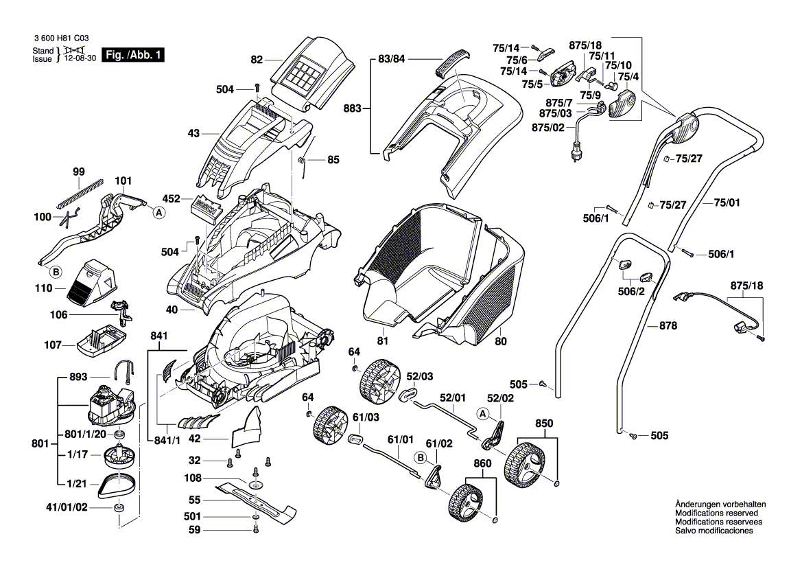New Genuine Bosch F016L66466 Axle
