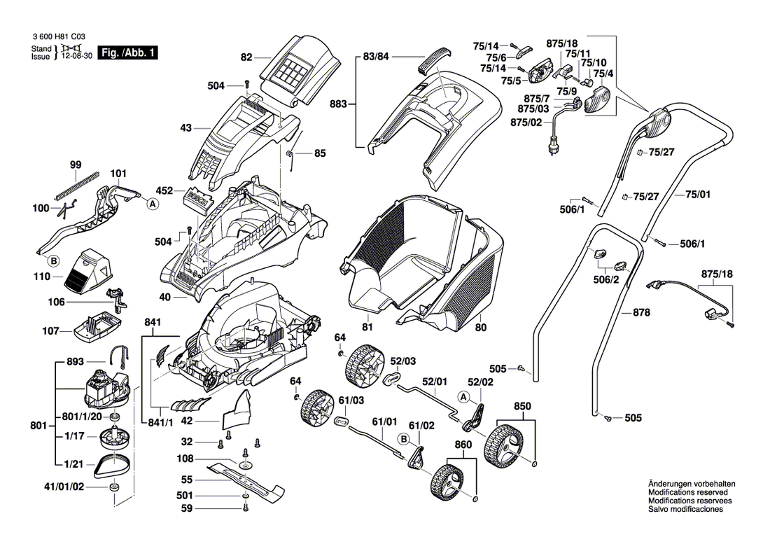 New Genuine Bosch F016L66467 Axle