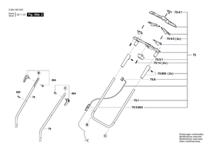 New Genuine Bosch F016L66655 Handle Bar