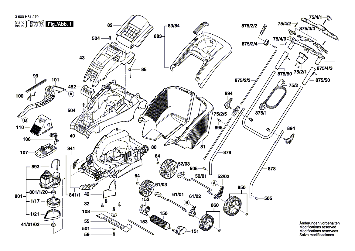 New Genuine Bosch F016L67180 Switch Housing