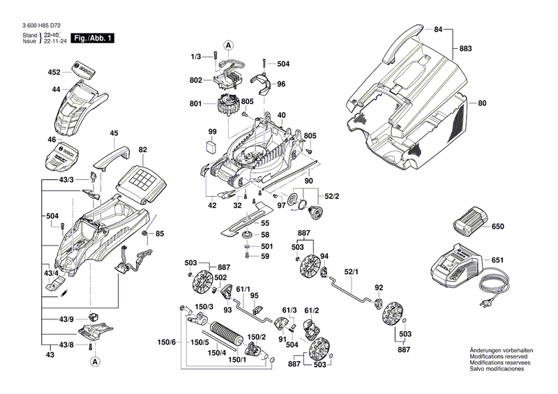 New Genuine Bosch F016L68012 Lever