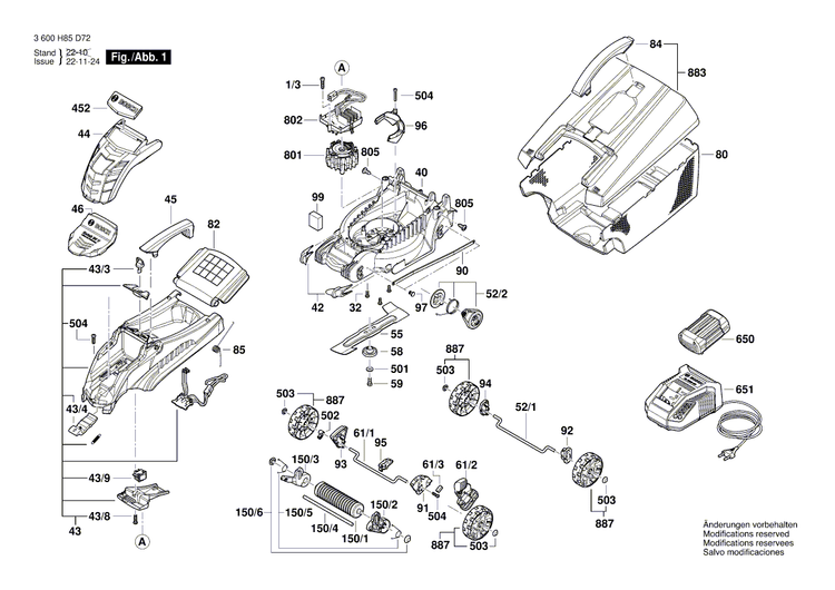 New Genuine Bosch F016L68012 Lever