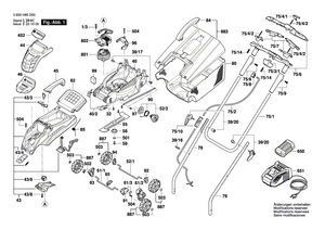 New Genuine Bosch F016L68051 Mower deck