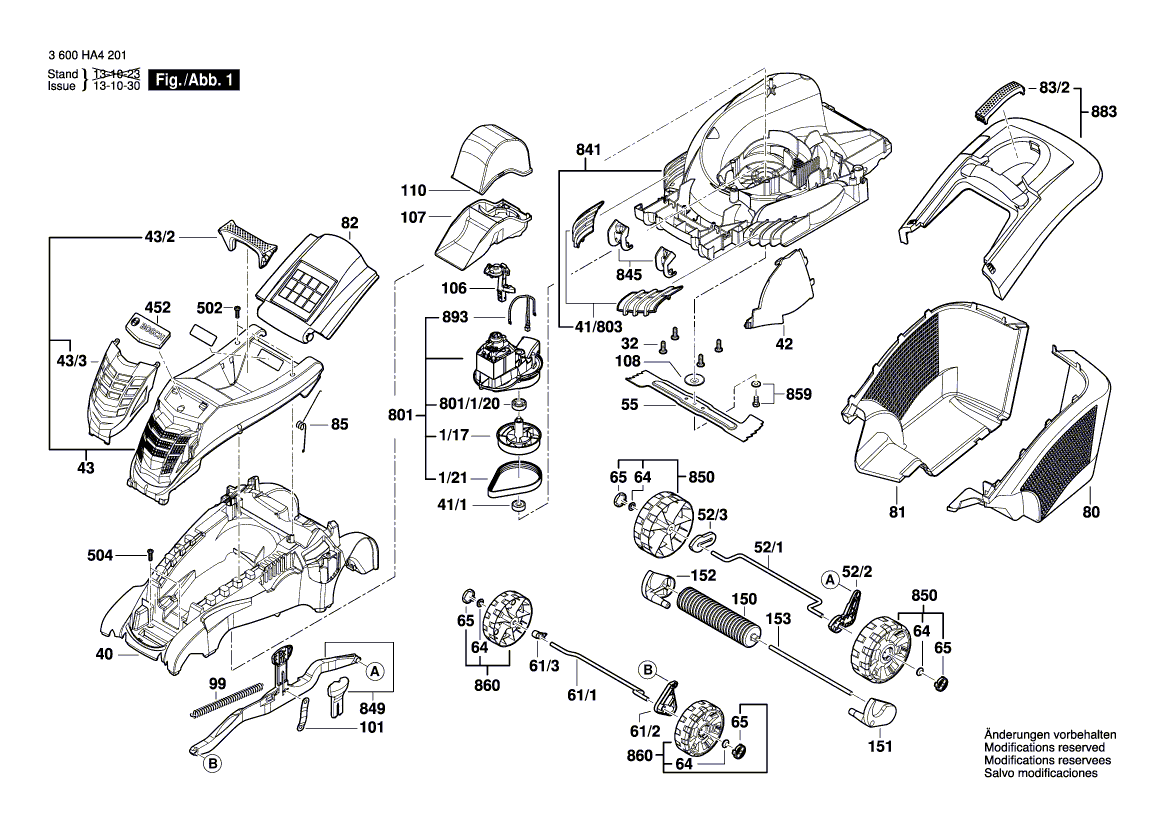 New Genuine Bosch F016L68084 Carrying Handle