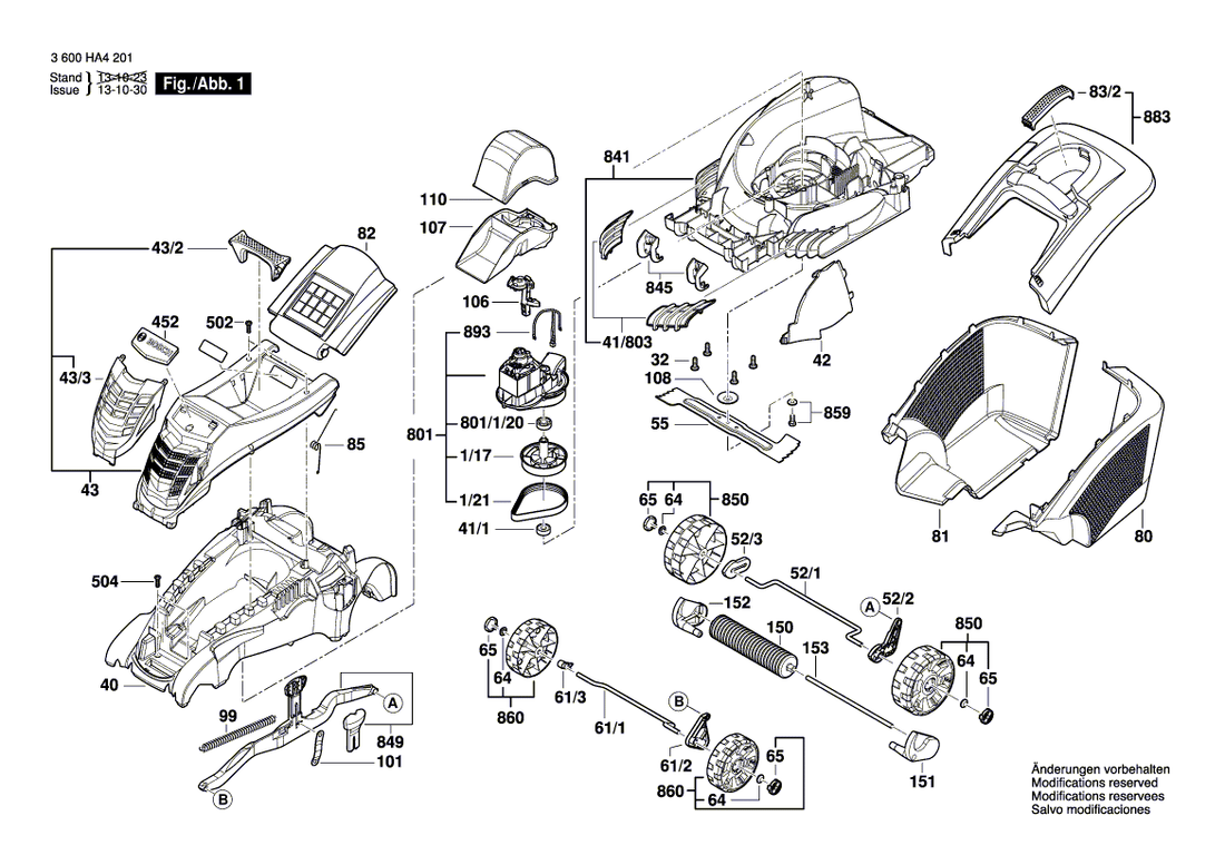 New Genuine Bosch F016L68084 Carrying Handle