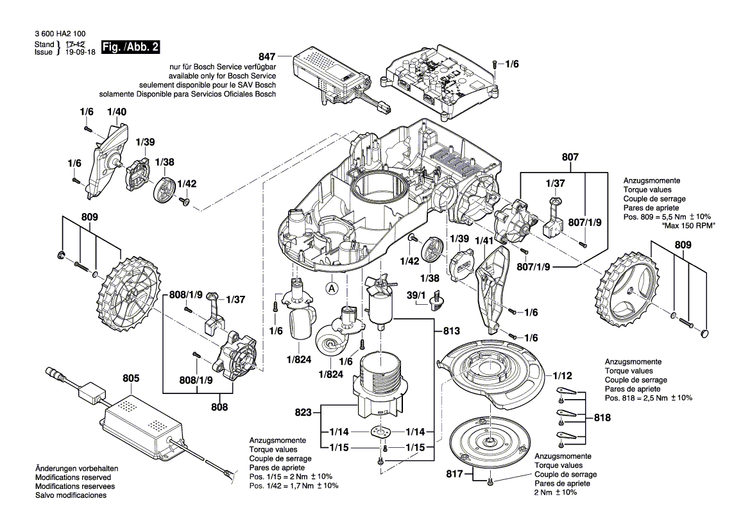 New Genuine Bosch F016L68470 Hinged Lid