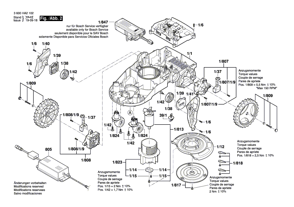New Genuine Bosch F016L68893 Electronic Assembly