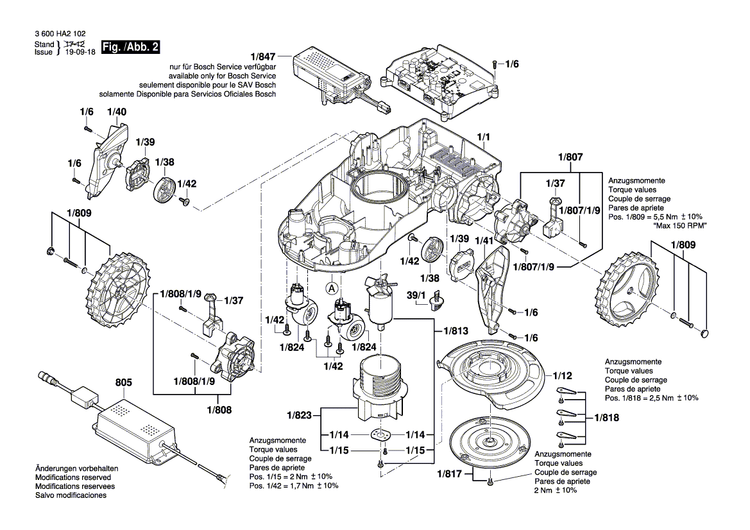 New Genuine Bosch F016L68893 Electronic Assembly