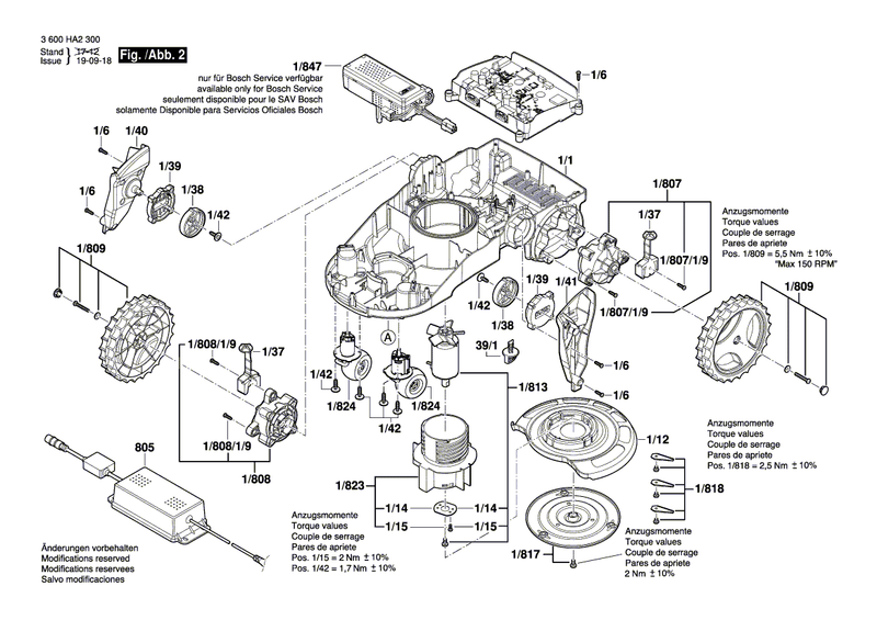 New Genuine Bosch F016L69117 Power supply unit
