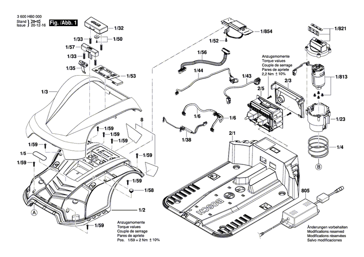 New Genuine Bosch F016L69145 Membrane