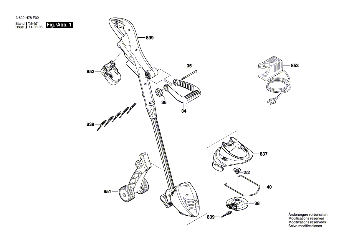 New Genuine Bosch F016L71360 Knife Guard