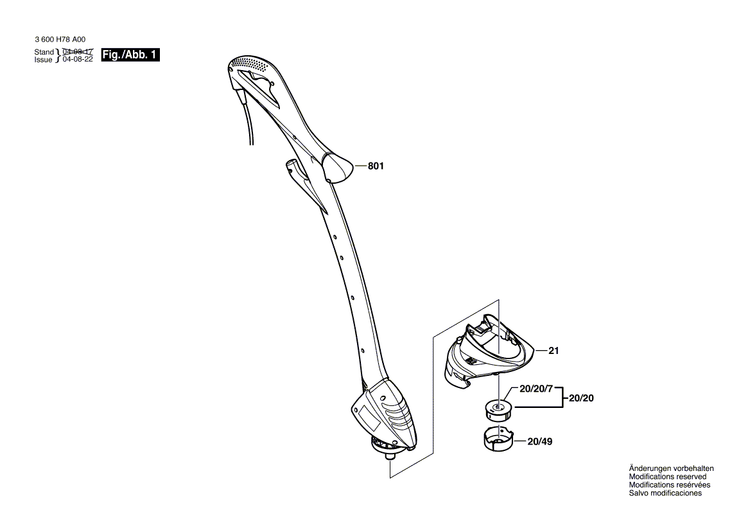 New Genuine Bosch F016L71629 Safety Guard
