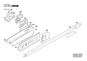New Genuine Bosch F016L71846 Guide Rail