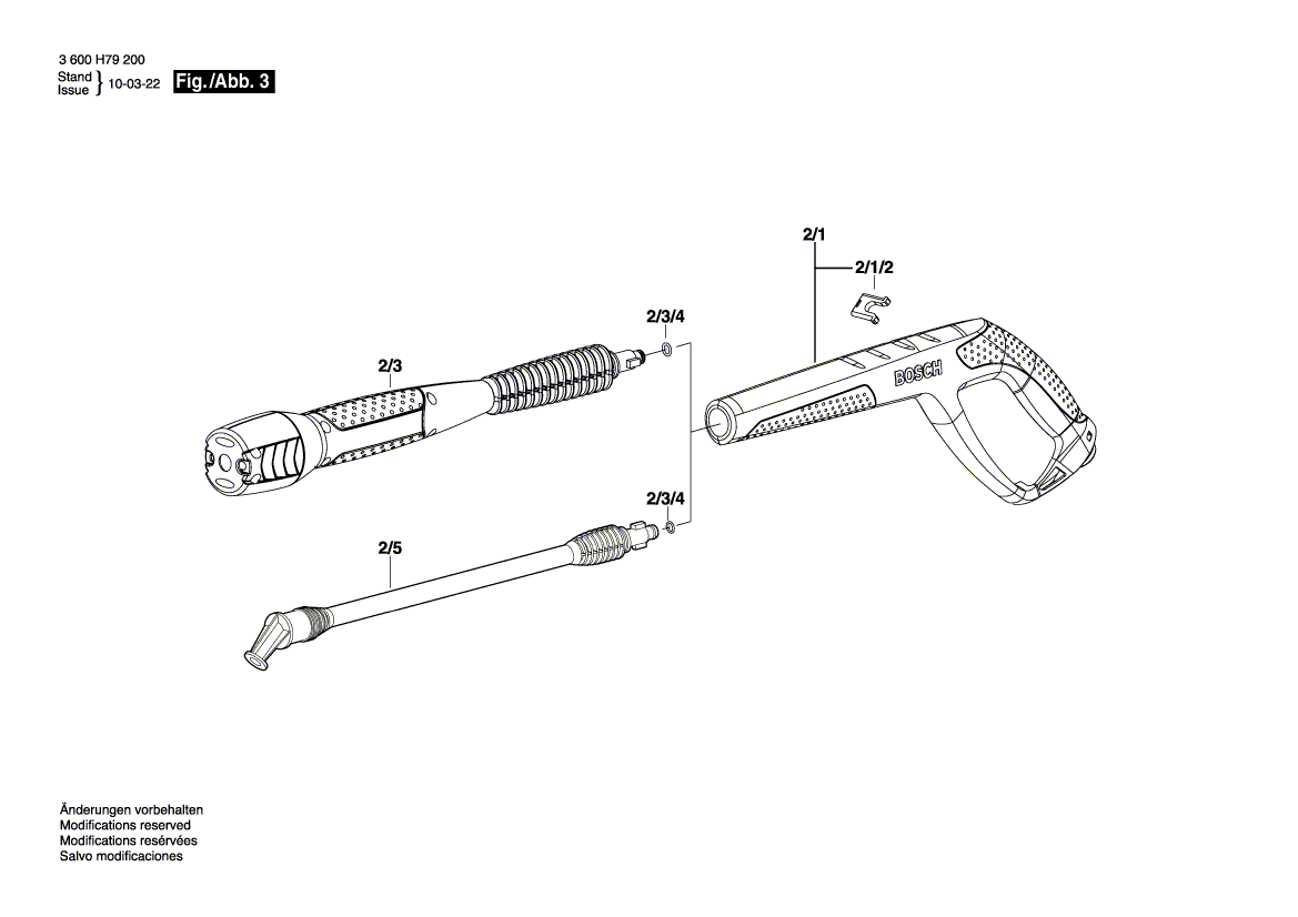 New Genuine Bosch F016L72004 Hose