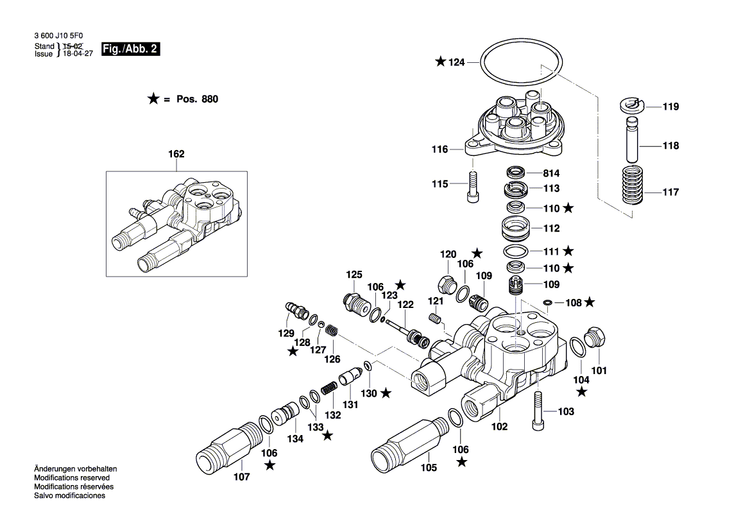 New Genuine Bosch F016L72015 Injector