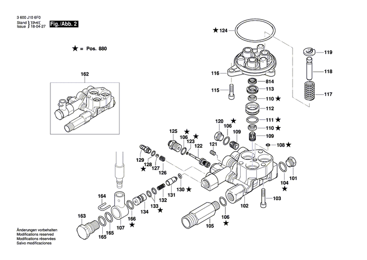 New Genuine Bosch F016L72017 Spring