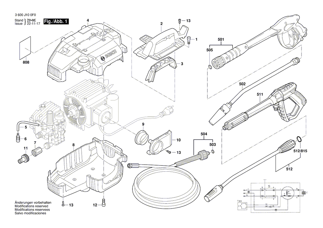New Genuine Bosch F016L72024 Plug