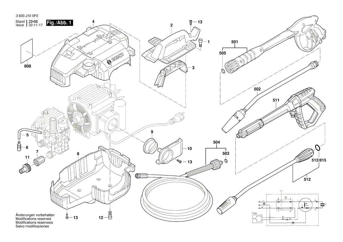 New Genuine Bosch F016L72024 Plug
